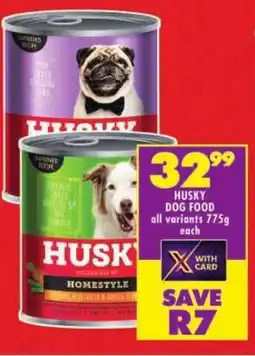 Shoprite Husky dog food offer