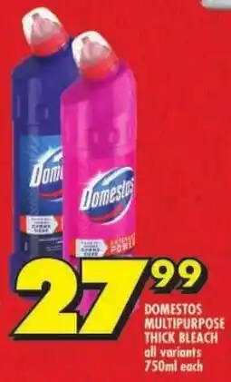 Shoprite Domestos multipurpose thick bleach offer