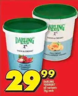 Shoprite Darling Yoghurt offer