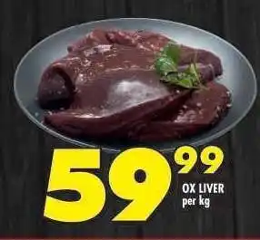 Shoprite Ox Liver offer