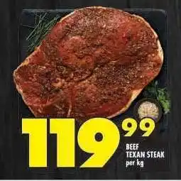 Shoprite BEEF TEXAN STEAK offer