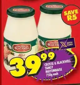 Shoprite CROSSE & BLACKWELL TANGY MAYONNAISE offer