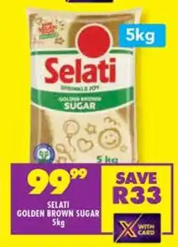 Shoprite SELATI GOLDEN BROWN SUGAR 5kg offer