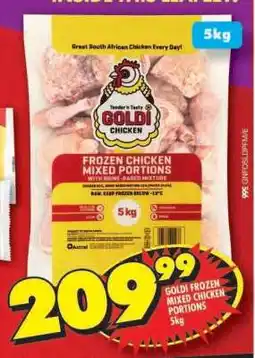 Shoprite GOLDI FROZEN MIXED CHICKEN PORTIONS 5kg offer