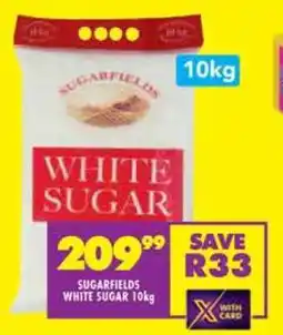 Shoprite SUGARFIELDS WHITE SUGAR 10kg offer