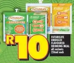 Shoprite FUTURELIFE ENERGIZE FLAVOURED DRINKING MEAL offer