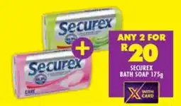 Shoprite SECUREX BATH SOAP 175g offer