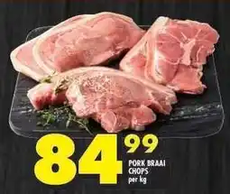 Shoprite PORK BRAAI CHOPS offer