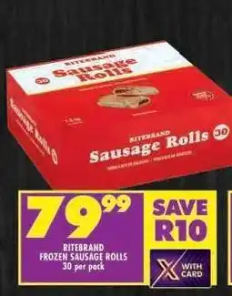 Shoprite RITEBRAND FROZEN SAUSAGE ROLLS offer