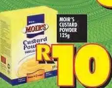 Shoprite MOIR'S CUSTARD POWDER 125g offer