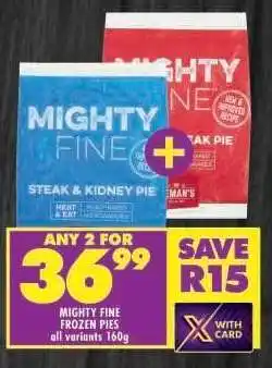 Shoprite MIGHTY FINE FROZEN PIES offer
