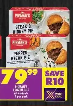 Shoprite Pieman's Frozen Pies offer