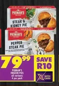 Shoprite Pieman's Frozen Pies offer