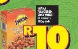 Shoprite Imana Flavoured Soya Mince offer