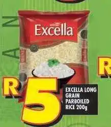 Shoprite EXCELLA LONG GRAIN PARBOILED RICE 200g offer