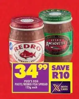 Shoprite PECK'S FISH PASTE/REDRO FISH SPREAD offer