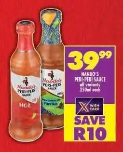 Shoprite Nando's Peri-Peri Sauce offer