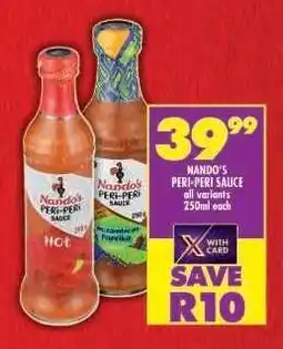 Shoprite Nando's Peri-Peri Sauce offer