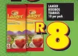 Shoprite Laager Rooibos Teabags offer