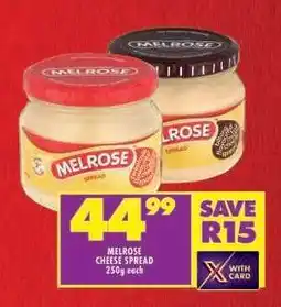 Shoprite Melrose Cheese Spread offer