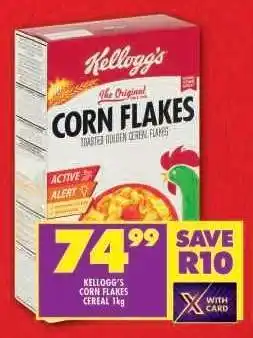 Shoprite Kellogg's Corn Flakes Cereal 1kg offer