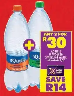 Shoprite aQuellé Flavoured Sparkling Water offer