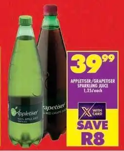 Shoprite Appletiser/Grapetiser Sparkling Juice offer