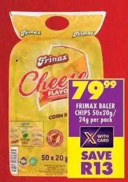 Shoprite FRIMAX BALER CHIPS 50x20g/24g per pack offer