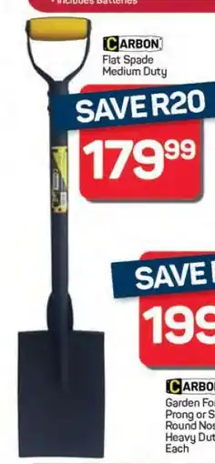 Pick n Pay Hypermarket Carbon Flat Spade Medium Duty offer