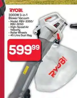 Pick n Pay Hypermarket RYOBI 3000W 3-in-1 Blower Vacuum offer