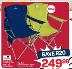 Pick n Pay Hypermarket Blue Mountain Casual 200 Camping Chair offer