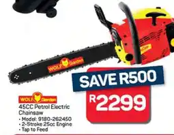 Pick n Pay Hypermarket 45CC Petrol Electric Chainsaw offer