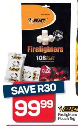 Pick n Pay Hypermarket BIC Firelighters Pouch 1kg offer