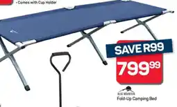 Pick n Pay Hypermarket Blue Mountain Fold-Up Camping Bed offer