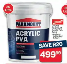 Pick n Pay Hypermarket Paramount Acrylic PVA Paint offer