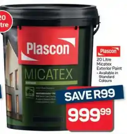 Pick n Pay Hypermarket Plascon Micatex Exterior Paint offer