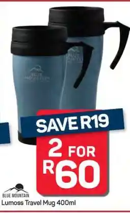 Pick n Pay Hypermarket Lumoss Travel Mug 400ml offer