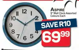 Pick n Pay Hypermarket ASPIRE 9 Wall Clock offer