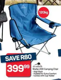 Pick n Pay Hypermarket Blue Mountain Stellar 200 Camping Chair offer