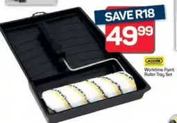 Pick n Pay Hypermarket Addis Worktime Paint Roller Tray Set offer