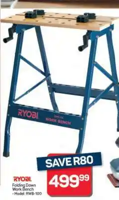 Pick n Pay Hypermarket RYOBI Folding Down Work Bench offer