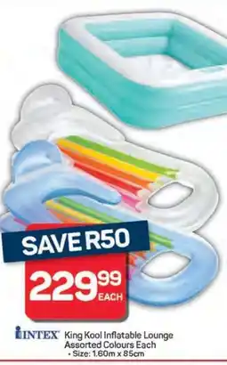 Pick n Pay Hypermarket Intex King Kool Inflatable Lounge offer