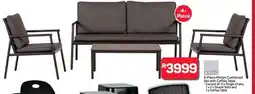 Pick n Pay Hypermarket 4-Piece Miriam Cushioned Set with Coffee Table offer