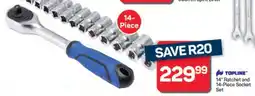 Pick n Pay Hypermarket 14 Ratchet and 14-Piece Socket Set offer
