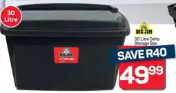 Pick n Pay Hypermarket Big Jim 30 Litre Delta Storage Box offer