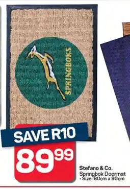 Pick n Pay Hypermarket Stefano & Co. Springbok Doormat offer