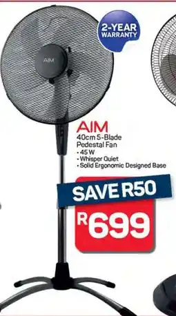 Pick n Pay Hypermarket AIM 40cm 5-Blade Pedestal Fan offer