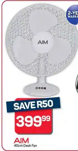 Pick n Pay Hypermarket AIM 40cm Desk Fan offer