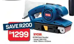 Pick n Pay Hypermarket RYOBI 810W Belt Sander offer