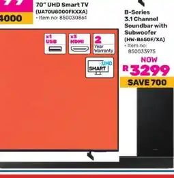 Game B-Series 3.1 Channel Soundbar with Subwoofer offer